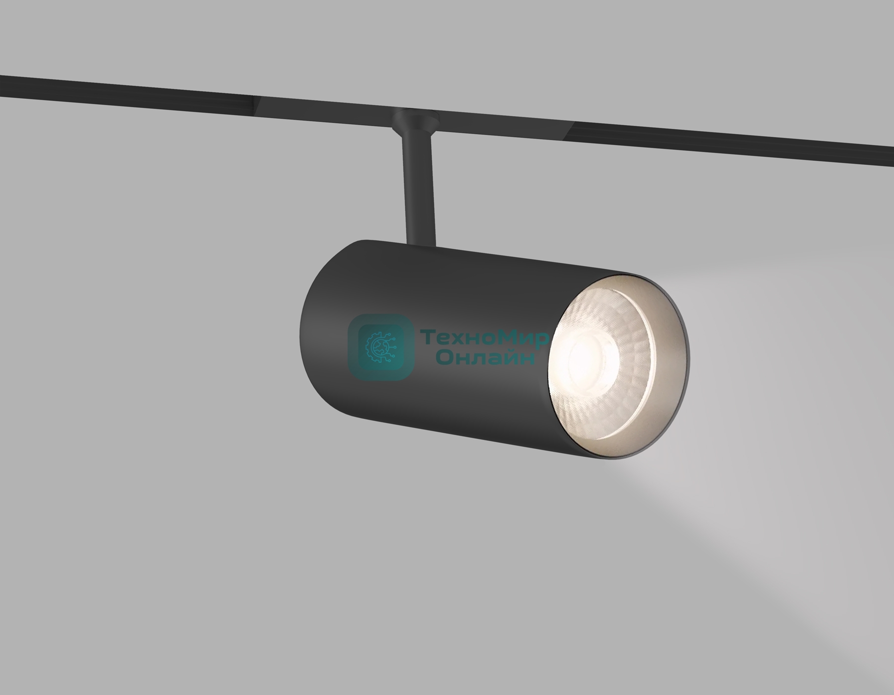 Трековый акцентный светильник Ambrella light GL4425 BK черный IP20 15W 3CCT 3000-6000K SMART 48V 24° D55*120