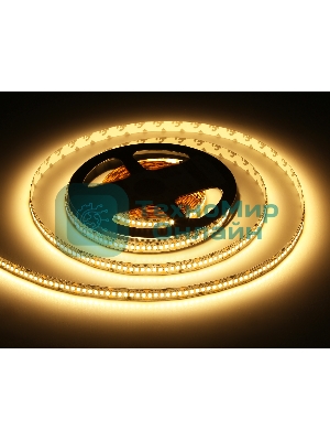 Светодиодная лента Ambrella light GS3401 2835 240Led/ 20W m/ 24V IP20 3000K/ 5000*10*1.2mm (2 конт.)
