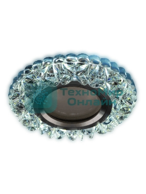 Светильник Hiper Светильник встраиваемый прозрачный H071-1 MR16+3Вт LED Диаметр 9,5 см LED + GU5.3