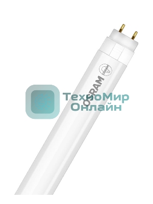 Лампа светодиодная LEDVANCE SubstiTUBE Basic T8 9W/830 (замена 18Вт) 9Вт трубчатая стекл. 3000К теплый белый G13 720лм 220-240В 600мм двухсторон. прям. вкл. OSRAM