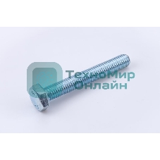 Болт М10х60 с шестигранной головкой цинк. DIN 933 (уп. 20 шт) класс прочности 5.8. пакет СТРОЙМЕТИЗ UTORM3012098