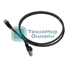 Патч-корд LANMASTER LSZH UTP cat.5e, 5.0 м, черный