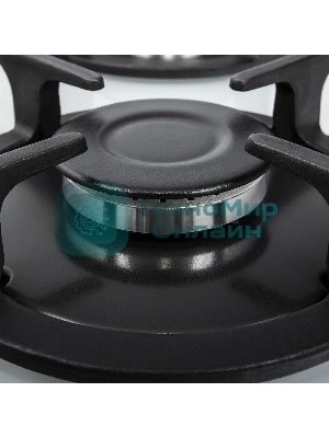 Газовая варочная панель Maunfeld EGHG.32.1CW/G, 2 конфорки, закаленное стекло, белый