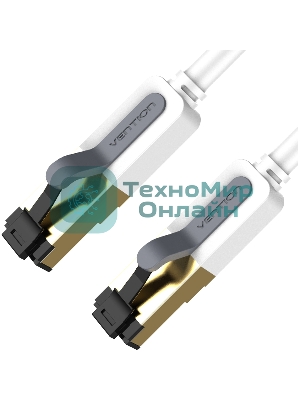 Патч-корд Vention прямой SFTP cat.7 RJ45 - 5м. Серый
