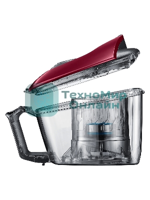 Пылесос Samsung VC18M31A0HP бордовый/черный, 380/1800 Вт, уборка сухая, пылесборник контейнер 2 л