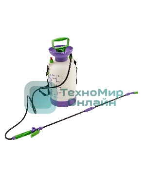 Опрыскиватель Palisad ручной усиленный с горловиной 5 литров с насосом шлангом и разбрызгиват.