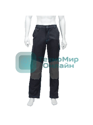 Брюки профессиональные рабочие, 97% хлопок 3% спандекс, XL Gross