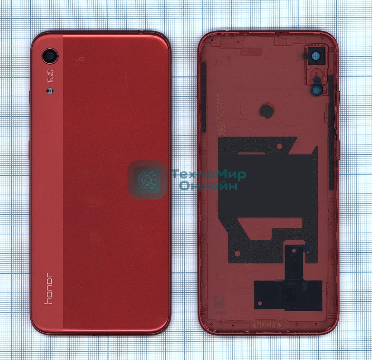 Задняя крышка для Huawei Honor 8A красный