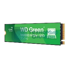 Накопитель SSD 2Tb WD Green SN3000, M.2 2280, PCI-E 3x4, R/W - 5000/4200 Mb/s
