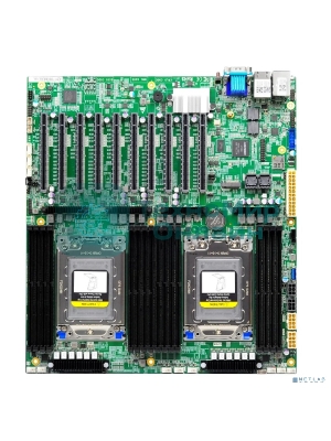 Материнская плата серверная Gooxi G2DERO-B-PK2, 2xSP3, AMD EPYC, 16xDDR4, 2xMiniSAS HD, 1xM.2, 4xPCIe 4.0 x16, 6xPCIe 4.0 x8, 1xVGA, 2x1Gb LAN, 2xUSB-A 5Gbps, 1x3.5 мм, 7.1, E-ATX