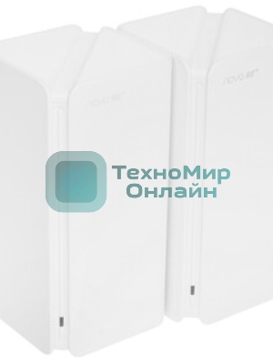 Трехдиапазонная гигабитная Wi-Fi Mesh система Tenda MX21 Pro (2-pack) AXE5700, 2,4/5/6 ГГц, до 5665 Мбит/с, 3x1 Гбит/с