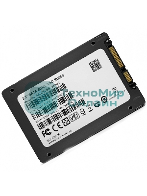 Накопитель SSD ADATA SU650, 960Gb, SATA III, 2.5