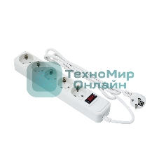 Сетевой фильтр ExeGate EX279182RUS SP-5-10W (5 розеток, 10 м, евровилка, белый)