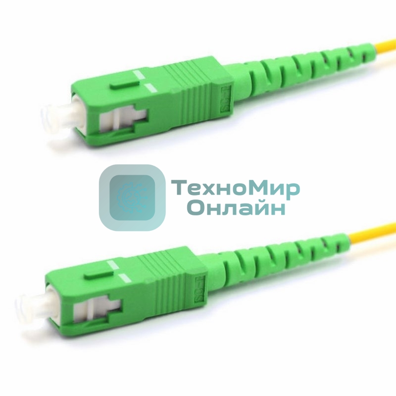 Патч-корд оптический соединительный Rexant (SM), 9/125 (OS2), SC/APC-SC/APC, (Simplex), LSZH, 1м