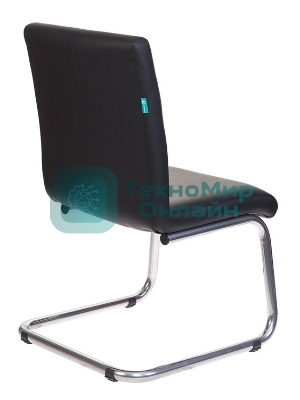 Кресло Бюрократ CH-250-V/BLACK черный, экокожа, 120 кг, механизм качания