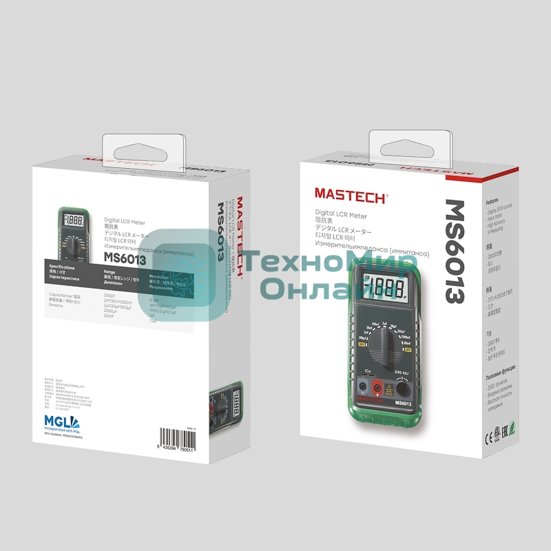 Измеритель емкости конденсаторов (C-метр) MS6013 MASTECH