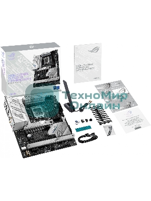 Материнская плата ASUS ROG STRIX B760-A GAMING WIFI, LGA 1700, Intel B760, 4xDDR5, 4xSATA, 3xM.2, 1xPCIe 5.0 x16, 1xPCIe 3.0 x4, 1xHDMI, 1xDP, 1x 2.5Gb LAN, 1xUSB-A 3.2 Gen 2, 2xUSB-A 3.2 Gen 1, 4xUSB 2.0, 5x3.5 мм, 7.1, Standard-ATX