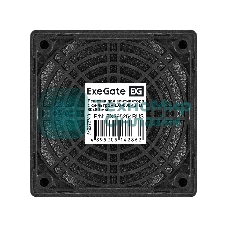 Решетка для вентилятора с фильтром 80х80 ExeGate EG-080PSFB (80x80 мм, пластиковая, квадратная, с пылевым фильтром, черная)