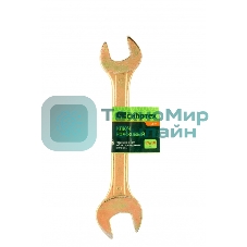 Ключ рожковый Сибртех, 17 х 19 мм, желтый цинк