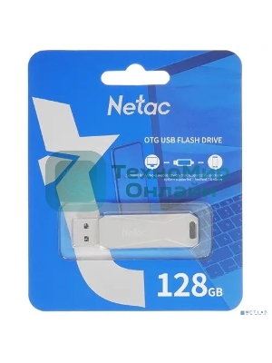 Флешка USB Netac U782C NT03U782C-128G-30PN dual USB 3.0+TypeC 128Gb, retail version