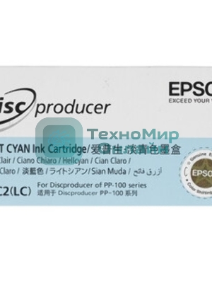 Картридж струйный Epson PJIC7 светло-голубой для Discproducer PP-100 (C13S020448/C13S020689)