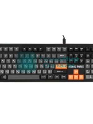 Клавиатура проводная игровая Defender Atomic Force GK-005 RU,чер/сер,108кн+FN,радуж,1.5м