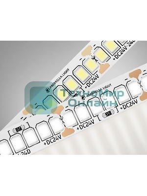 Светодиодная лента Ambrella light GS3402 2835 240Led/ 20W m/ 24V IP20 4500K/ 5000*10*1.2mm (2 конт.)
