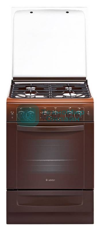 Плита газовая Gefest ПГ 6100-02 0003 коричневый, конфорок 4 шт, духовка 52 л, 60 см x 85 см x 60 см