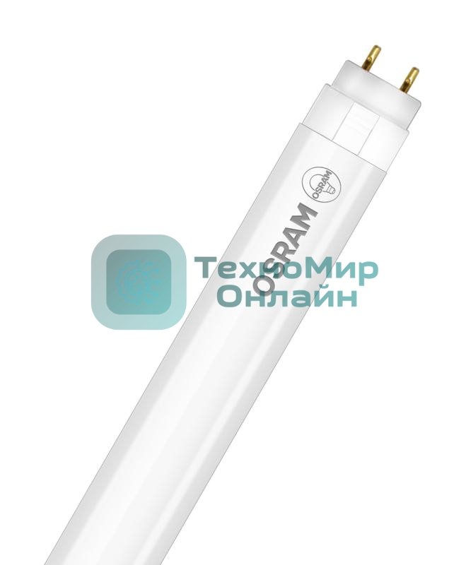 Лампа светодиодная LEDVANCE SubstiTUBE Basic T8 9W/865 (замена 18Вт) 9Вт трубчатая стекл. 6500К хол. бел. G13 800лм 220-240В 600мм двухсторон. прям. вкл. OSRAM