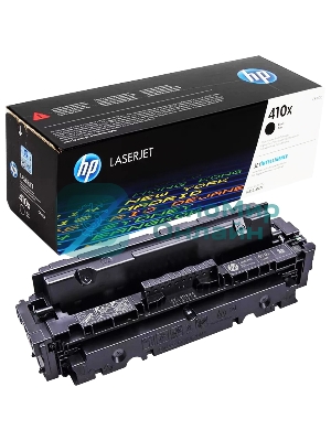 Картридж лазерный Hewlett-Packard HP 410X (CF410X) черный для LJ Pro M452/M477 6500 стр.
