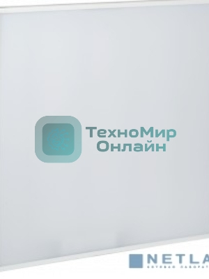 Светильник светодиодный IEK LDVO0-6576-50-6500-K01 ДВО 6576 595х595х20мм 50Вт 6500К опал аналог люм.свет. 4х18 накладных или в потолок Армстронг