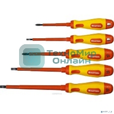 Набор KRAFTOOL EXPERT Cr-Mo-V сталь. SL: 2.5. 4. 5.5. 6.5. PH: № 1. № 2. 6 предметов