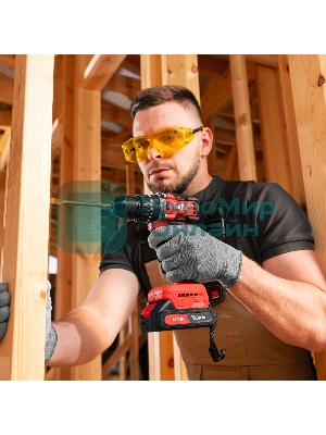 Дрель-шуруповерт MTX CIDS-BL-20, 20 В, 2 Ач, 60 Нм, бесщеточный, ударный