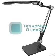 Светильник настольный KD-831 C02 LED 10Вт 230В основание+струбцина 600лм сенс. рег. яркости цветов. темп. черный Camelion 14017