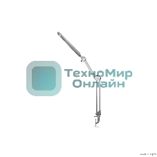 Camelion KD-821 C03 серебро LED (Св-к наст.,8 Вт, 230В, 2 ур.ярк,350лм, струбцина)