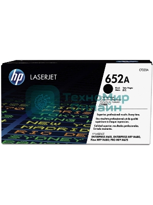Тонер Картридж HP 652A CF320A черный для HP CLJ M651dn (11000стр.)