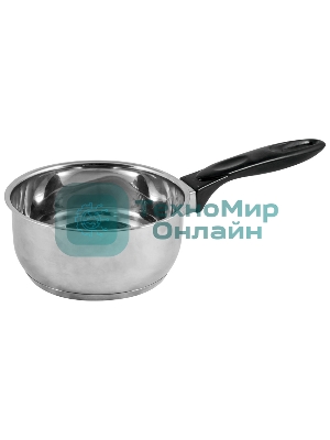 Ковш MALLONY MESTOLO-14 из нерж стали с бак ручкой, капс дно, 1 литр, зеркальная полировка, 14 см