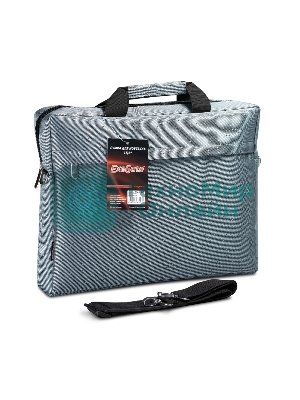 Сумка для ноутбука ExeGate EX205136RUS Start S15 Grey, серая, полиэстер, для ноутбуков до 15.6