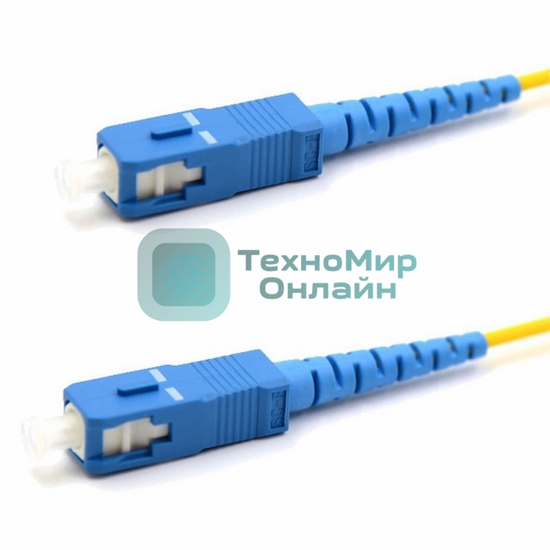 Патч-корд оптический соединительный Rexant (SM), 9/125 (OS2), SC/UPC-SC/UPC, (Simplex), LSZH, 1м