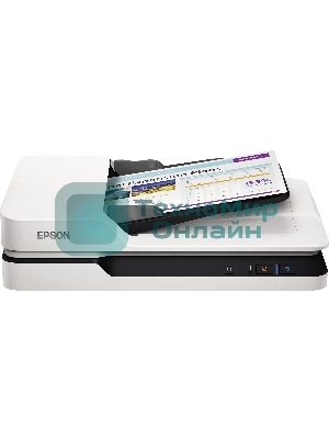 Сканер Epson WorkForce DS-1630 (B11B239401) планшетный, A4, CIS, 600x600 dpi, двусторонный автоподатчик, USB 3.0