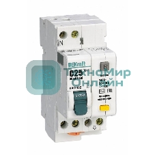 Выключатель автоматический дифференциального тока SchE 16002DEK 2п (1P+N) C 10А 30мА тип AC 4.5кА ДИФ-102 2мод.