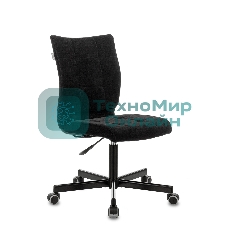 Кресло компьютерное Бюрократ CH-330M/LT-20 без подлокотников, черный, крестовина металл