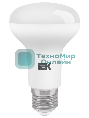 Лампа светодиодная IEK LLE-R63-8-230-40-E27 ECO R63 8Вт 4000К белый E27 720лм 230-240В