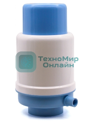 Помпа для 19л бутыли Aqua Work Дельфин Квик механический голубой/белый