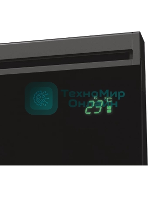 Конвективно-инфракрасный обогреватель Ballu Plaza Solar BIHP/S-1900 черный, 1900 Вт, 20 м2, термостат, дисплей