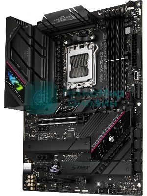 Материнская плата ASUS ROG STRIX B650E-F GAMING WIFI, AM5, AMD B650, 4xDDR5, 4xSATA, 3xM.2, 1xPCI-E 5.0 x16, 1xPCI-E 4.0 x4, 2xPCI-E x1, 1xHDMI, 1xDP, 1x 2.5Gb LAN, 4xUSB-A 2.0, 4xUSB-A 3.2 Gen 1, 2xUSB-A 3.2 Gen 2, 1xUSB-C 3.2 Gen 2, 1xUSB-C 3.2 Gen 2x2, 5x3.5 мм, 7.1, ATX
