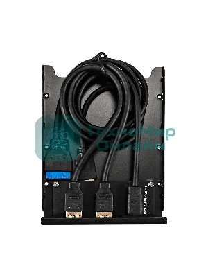 Планка USB на переднюю панель ExeGate U3H-616, 3,5