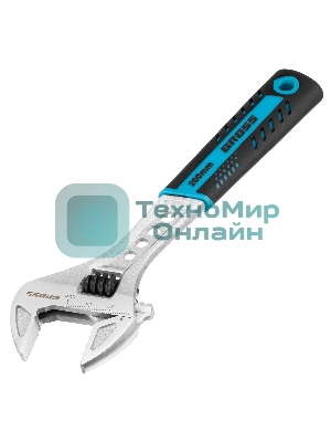 Ключ разводной Gross 15561 200 мм, CrV, двухкомпонентная ручка