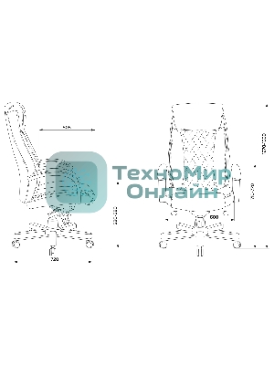 Кресло Бюрократ T-9924WALNUT черный, кожа, подголовник