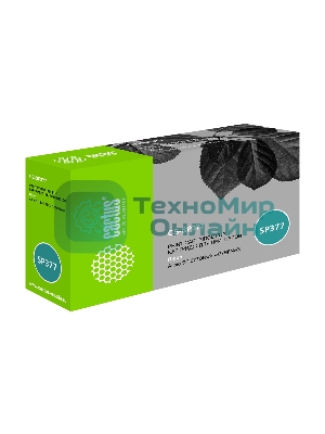 Картридж лазерный Cactus CS-50F0XA0/50F5X0E CS-SP377 черный (6400 стр.) для Ricoh Aficio SP 377DNwX/377SFNwX